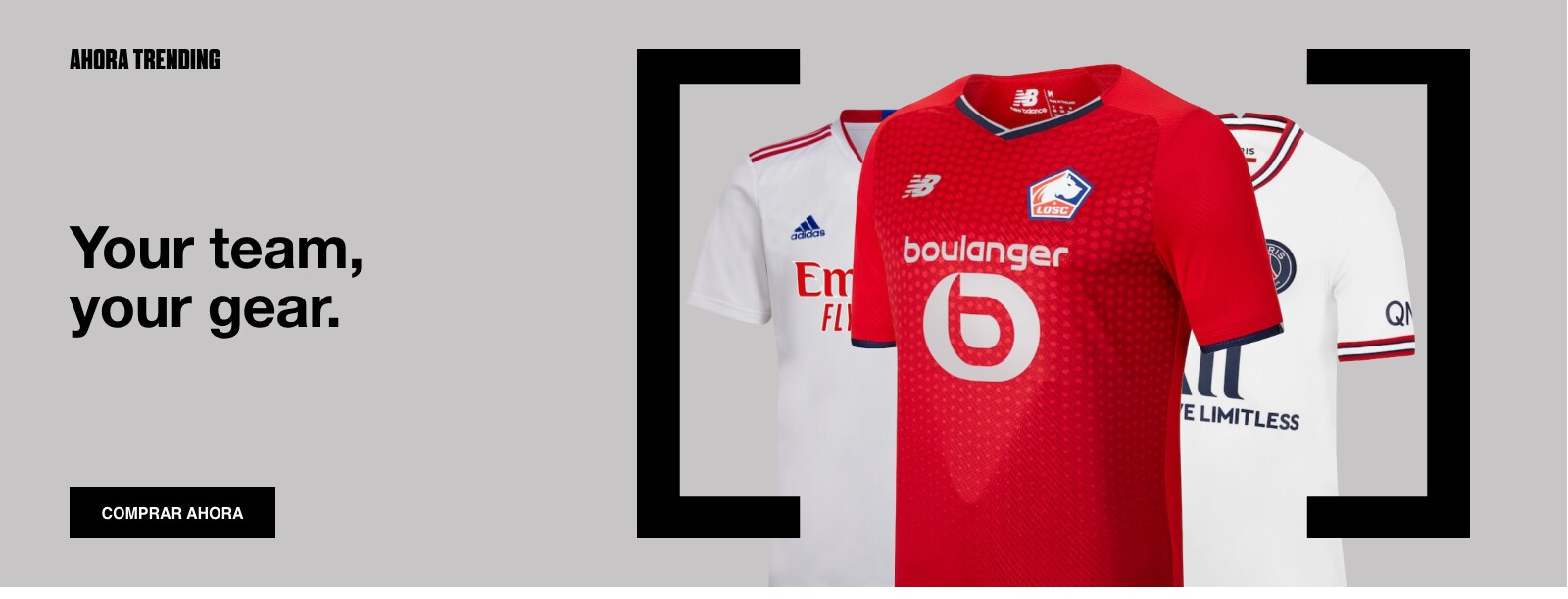 Your Team, Your Gear. Get your official Ligue 1 shirt. Shop Now. 