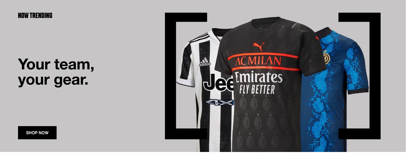 Your Team, Your Gear. Get your official Serie A shirt. Shop Now. 