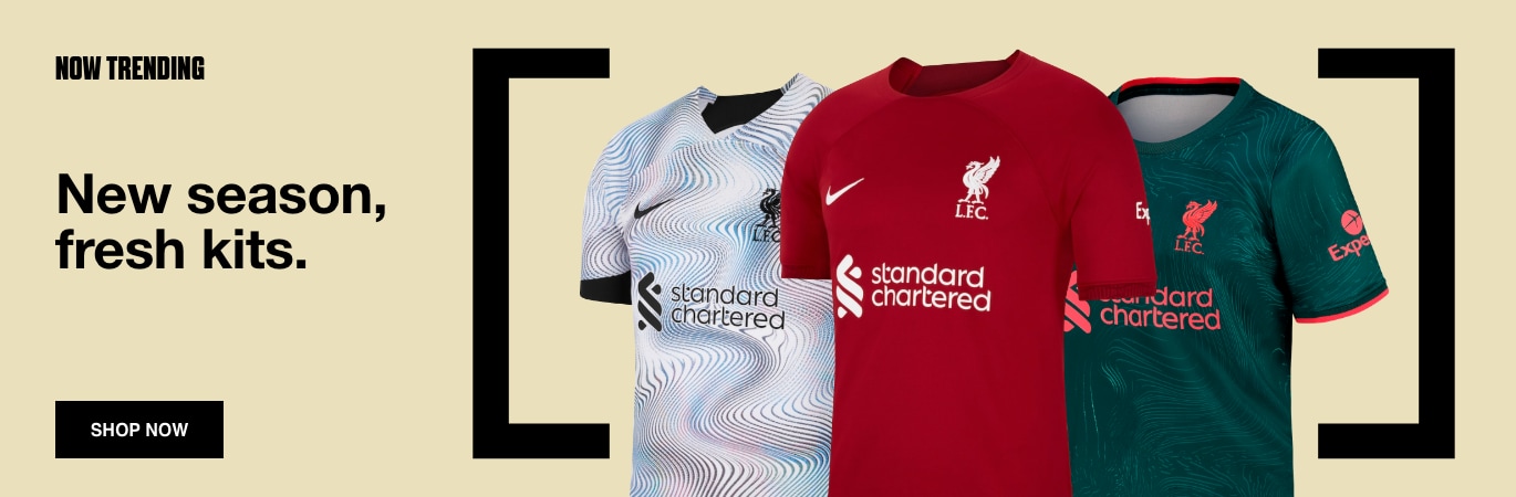New Year. New Fit. Get your official Liverpool shirt for a fraction of the price. Shop now. 