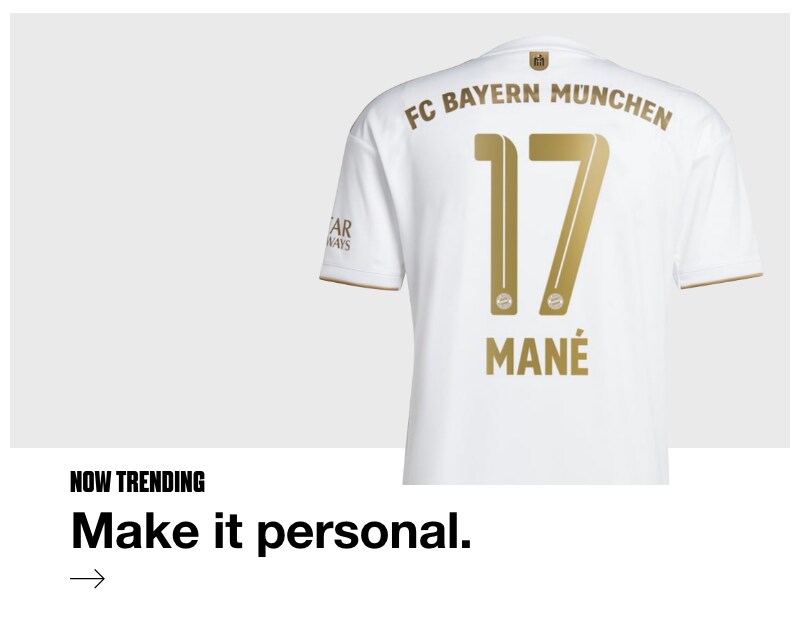 Make it Personal. Shop official Bundesliga Shirts Now. 