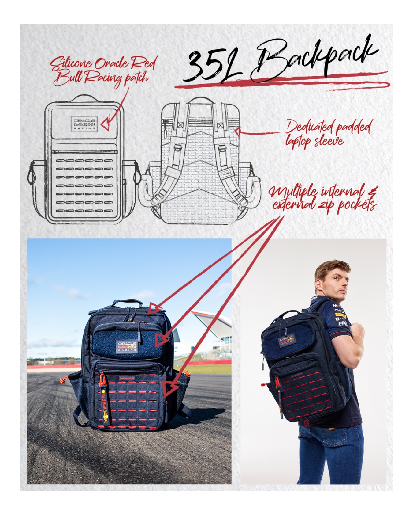 Red Bull Racing 35L Backpack