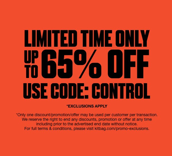 Up To 65% OFF Use Code: CONTROL * Exclusions Apply