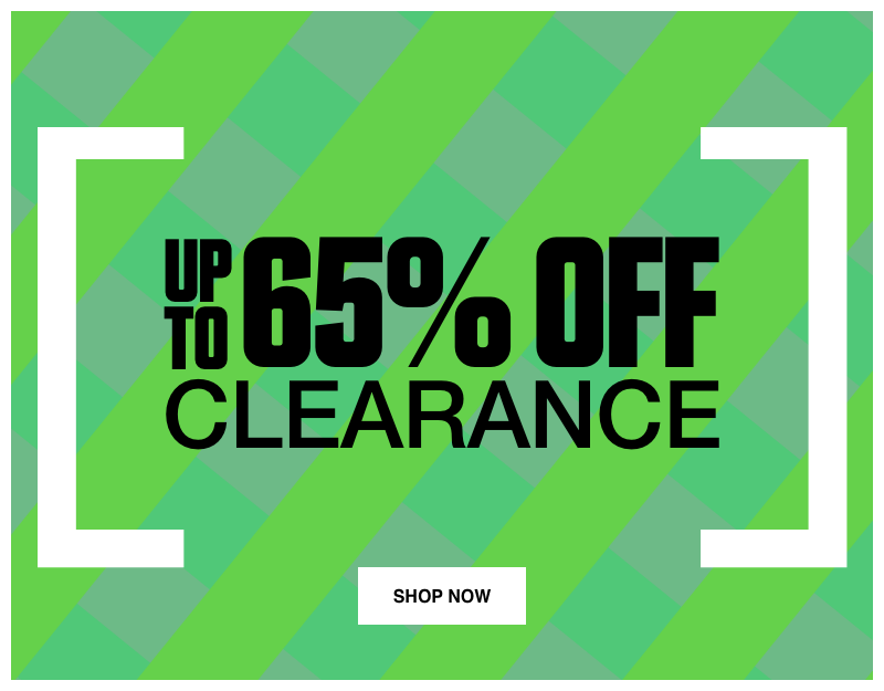 Save up to 65% off in Clearance