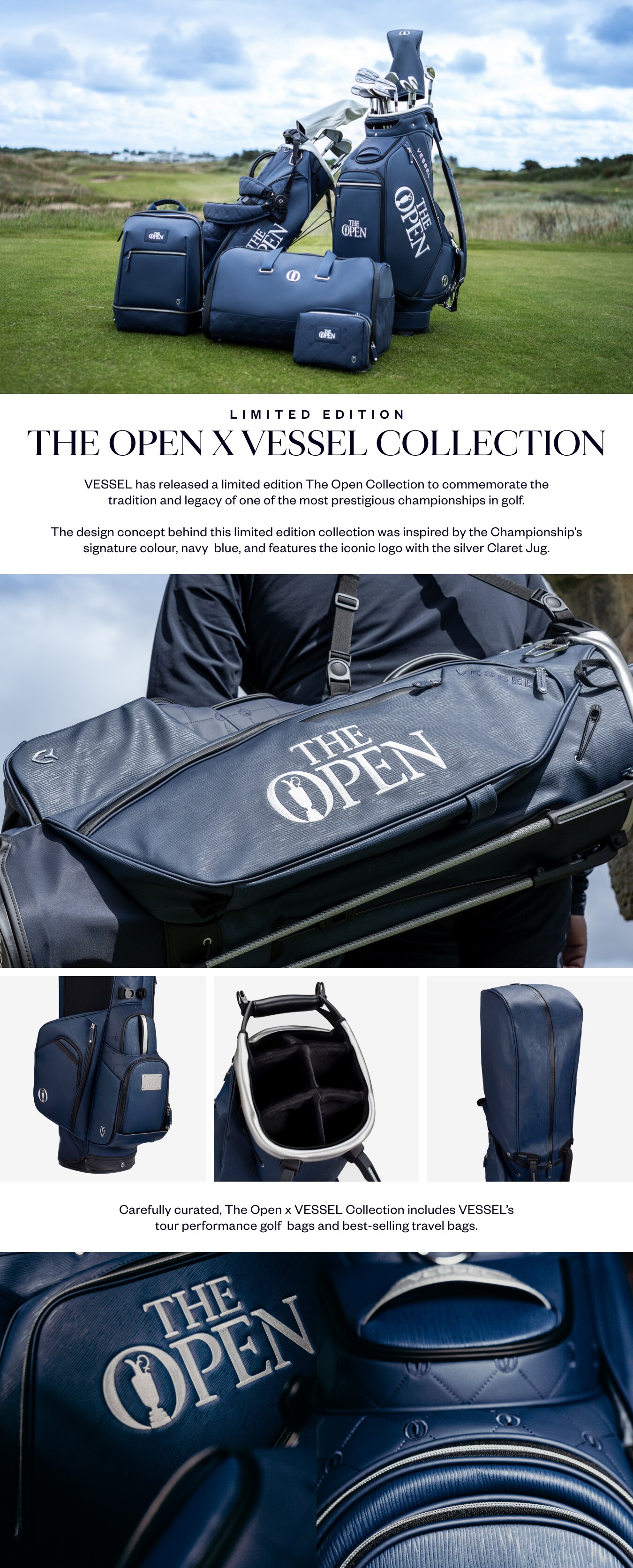 The Open Vessel Player IV Pro 6-Way Golf Bag